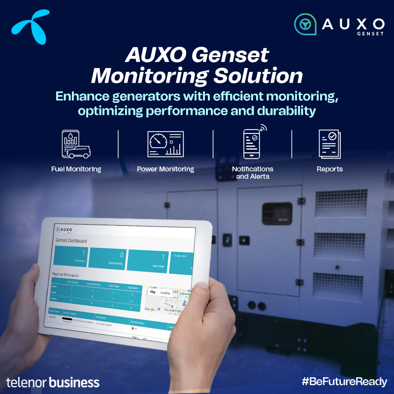 Auxo Genset Monitoring Solution